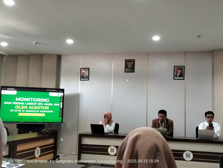 Monitoring dan Tindak Lanjut RTL Hasil AMI oleh Auditor di UIN SATU